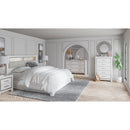  Signature Design by Ashley Altyra B2640-69 King Upholstered Panel Bookcase Headboard IMAGE 8
