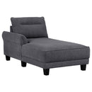 Coaster Furniture Caspian 509540 Sectional - Grey IMAGE 2