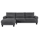 Coaster Furniture Caspian 509540 Sectional - Grey IMAGE 4