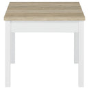 Coaster Furniture Stacie 709950 3-Piece Composite Wood Coffee Table Set - Antique Pine/White IMAGE 7