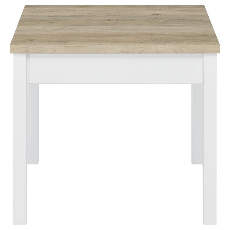 Coaster Furniture Stacie 709950 3-Piece Composite Wood Coffee Table Set - Antique Pine/White IMAGE 7