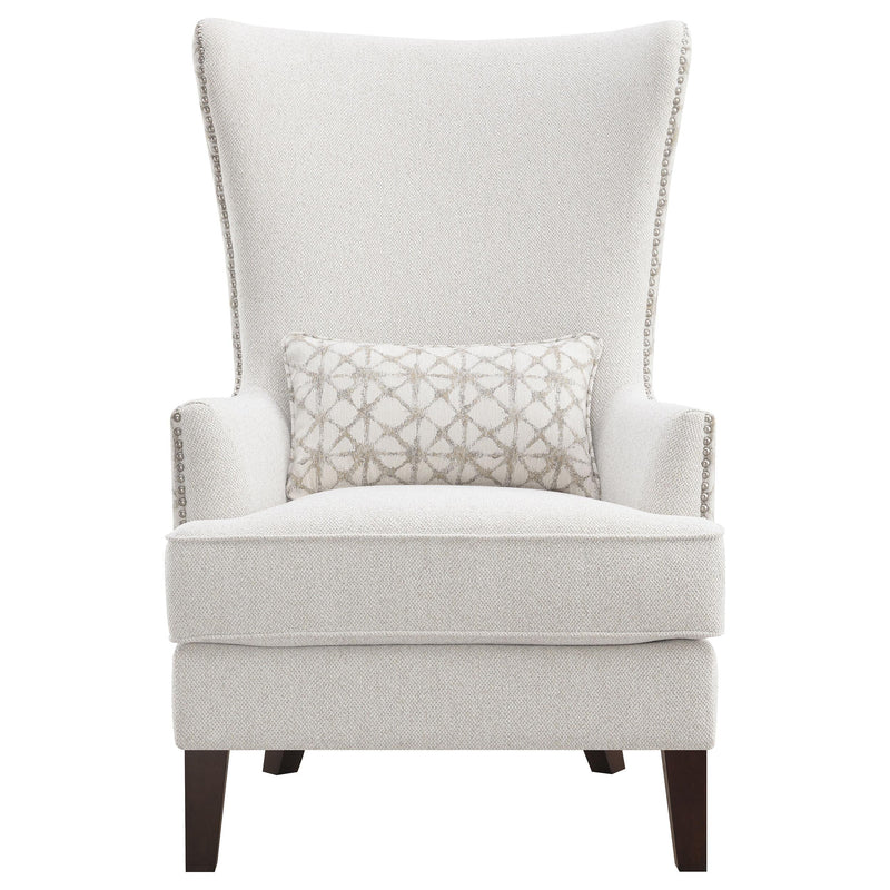 Coaster Furniture Pippin 904066 Upholstered Wingback Accent Chair - Latte IMAGE 3