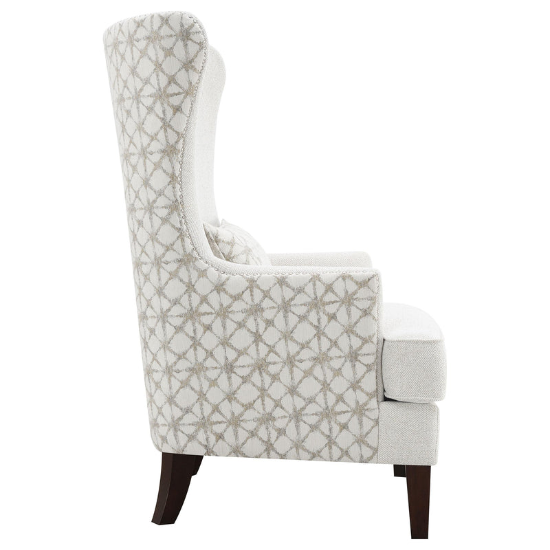 Coaster Furniture Pippin 904066 Upholstered Wingback Accent Chair - Latte IMAGE 9