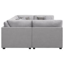 Coaster Furniture Cambria 551511-SET 6 pc Upholstered Modular Sectional - Grey IMAGE 13