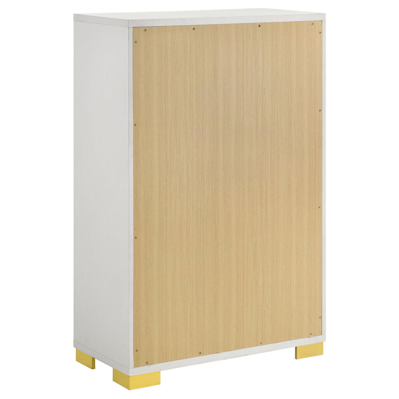 Coaster Furniture Marceline 222935 5-Drawer Chest - White IMAGE 7