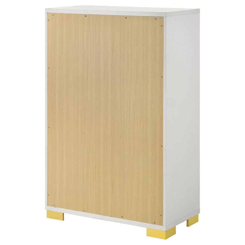 Coaster Furniture Marceline 222935 5-Drawer Chest - White IMAGE 9