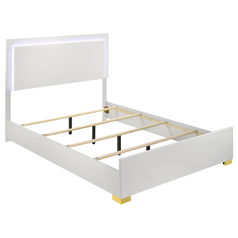 Coaster Furniture Marceline 222931Q Queen Bed with LED Headboard - White IMAGE 4