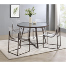 Coaster Furniture Adino 121182 Acrylic Dining Side Chair - Clear/Chrome IMAGE 3