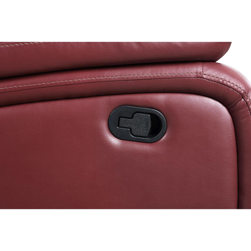 Coaster Furniture Camila 610241 Camila Upholstered Motion Reclining Sofa - Red IMAGE 10