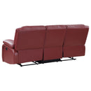 Coaster Furniture Camila 610241 Camila Upholstered Motion Reclining Sofa - Red IMAGE 5