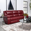 Coaster Furniture Camila 610241 Camila Upholstered Motion Reclining Sofa - Red IMAGE 8