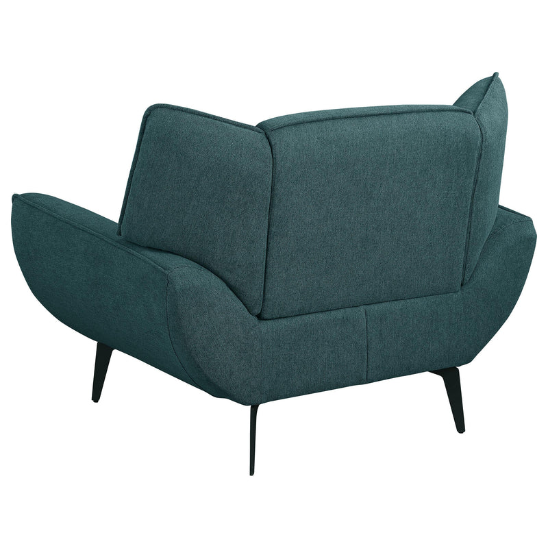 Coaster Furniture Acton 511163 Upholstered Flared Arm Chair - Teal Blue IMAGE 6