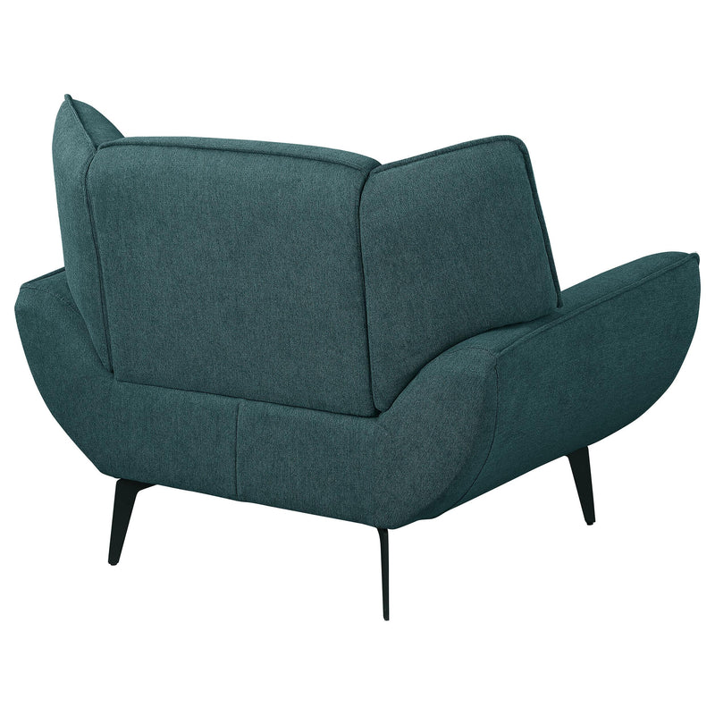 Coaster Furniture Acton 511163 Upholstered Flared Arm Chair - Teal Blue IMAGE 8
