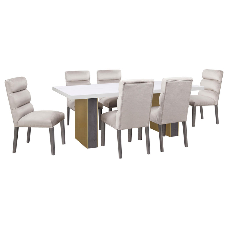 Coaster Furniture Cantrell 106683 Upholstered Dining Side Chair - Stone IMAGE 10
