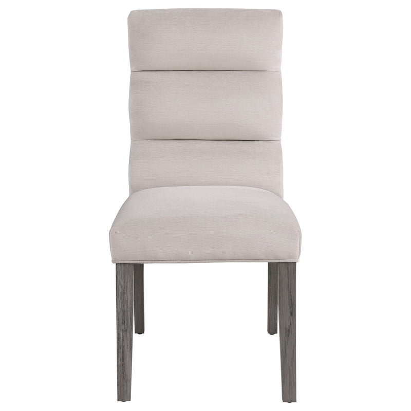 Coaster Furniture Cantrell 106683 Upholstered Dining Side Chair - Stone IMAGE 2