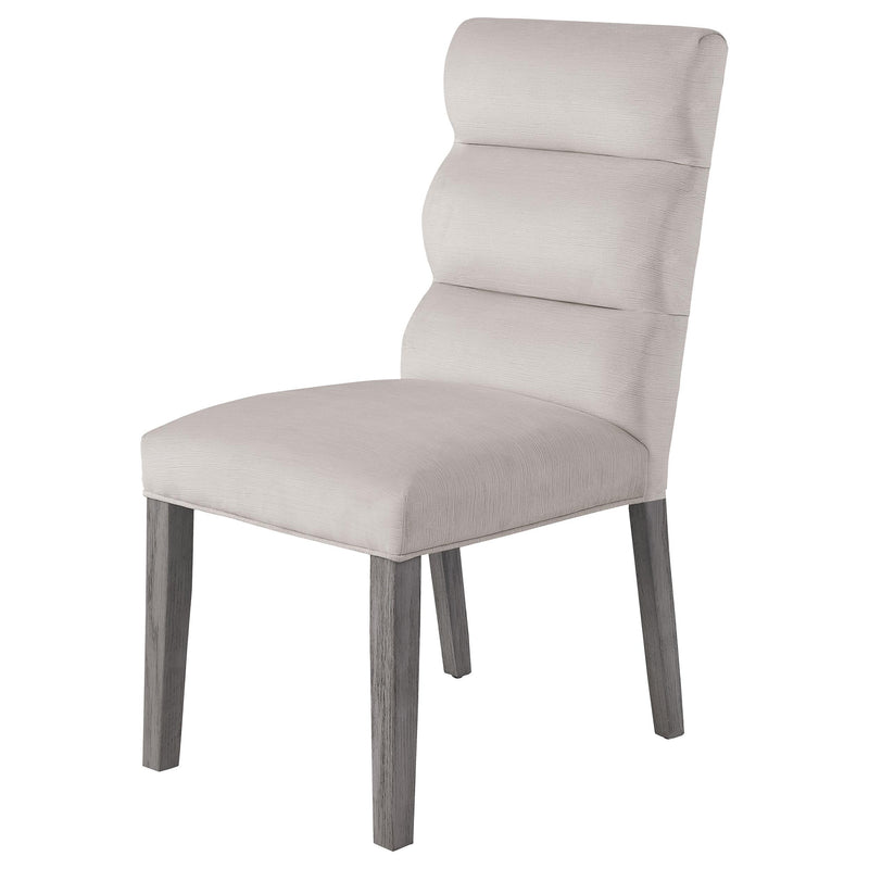 Coaster Furniture Cantrell 106683 Upholstered Dining Side Chair - Stone IMAGE 3