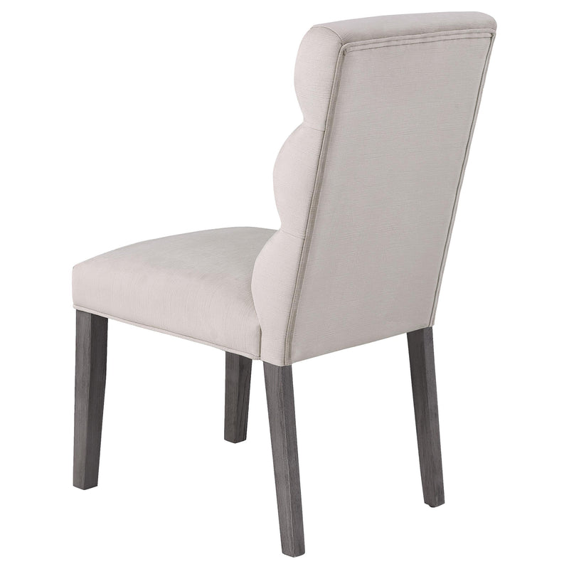 Coaster Furniture Cantrell 106683 Upholstered Dining Side Chair - Stone IMAGE 5