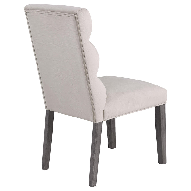 Coaster Furniture Cantrell 106683 Upholstered Dining Side Chair - Stone IMAGE 6