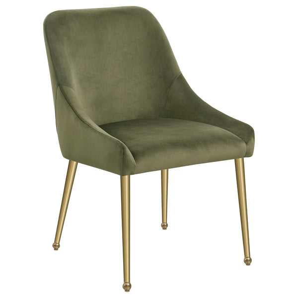 Coaster Furniture Mayette 107572 Parsons Wingback Dining Side Chair - Olive IMAGE 1
