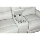 Coaster Furniture Greenfield 610262P Upholstered Power Reclining Loveseat With Console - Ivory IMAGE 11