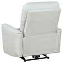 Coaster Furniture Greenfield 610263P Upholstered Power Recliner Chair - Ivory IMAGE 5