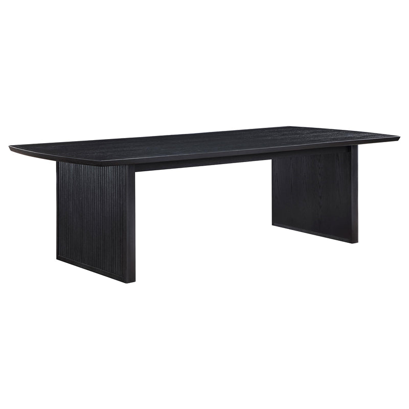 Coaster Furniture Brookmead 108231 Rectangular Dining Table with 18" Removable Extension Leaf - Black IMAGE 1