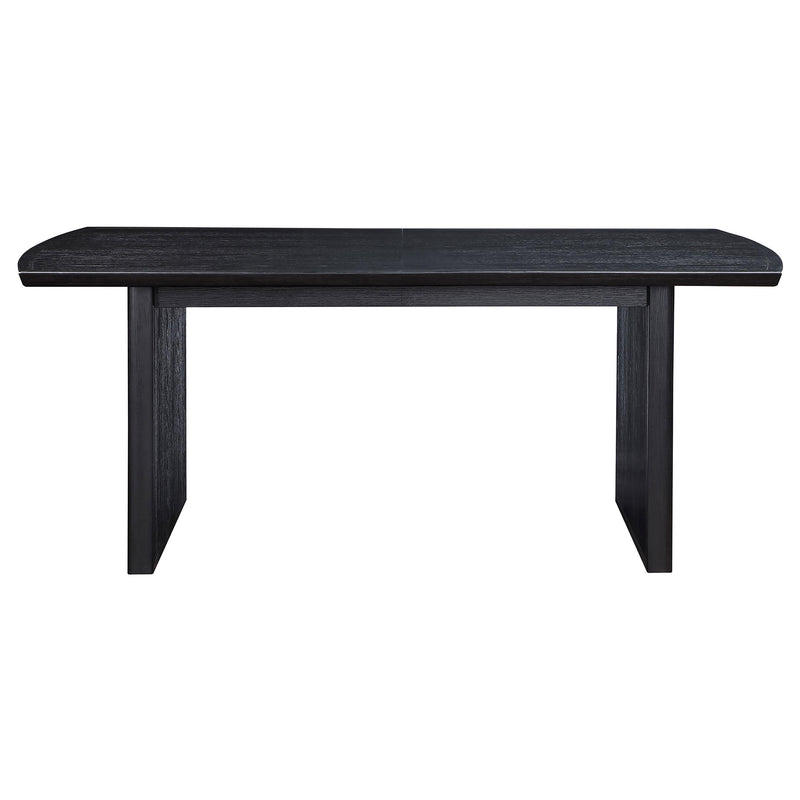 Coaster Furniture Brookmead 108231 Rectangular Dining Table with 18" Removable Extension Leaf - Black IMAGE 6
