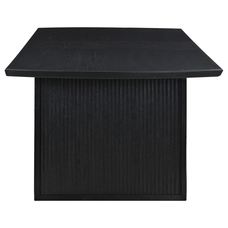 Coaster Furniture Brookmead 108231 Rectangular Dining Table with 18" Removable Extension Leaf - Black IMAGE 7