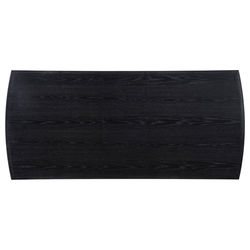 Coaster Furniture Brookmead 108231 Rectangular Dining Table with 18" Removable Extension Leaf - Black IMAGE 8