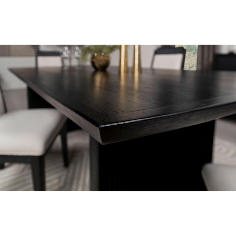 Coaster Furniture Brookmead 108231 Rectangular Dining Table with 18" Removable Extension Leaf - Black IMAGE 9