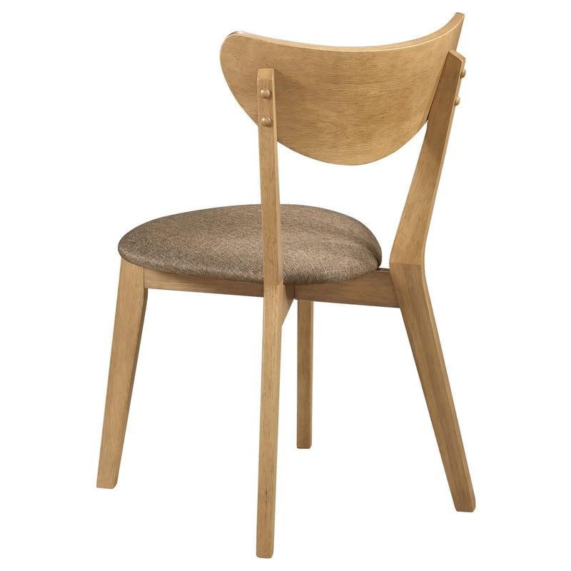 Coaster Furniture Elowen 108442 Dining Side Chair - Light Walnut/Brown IMAGE 6