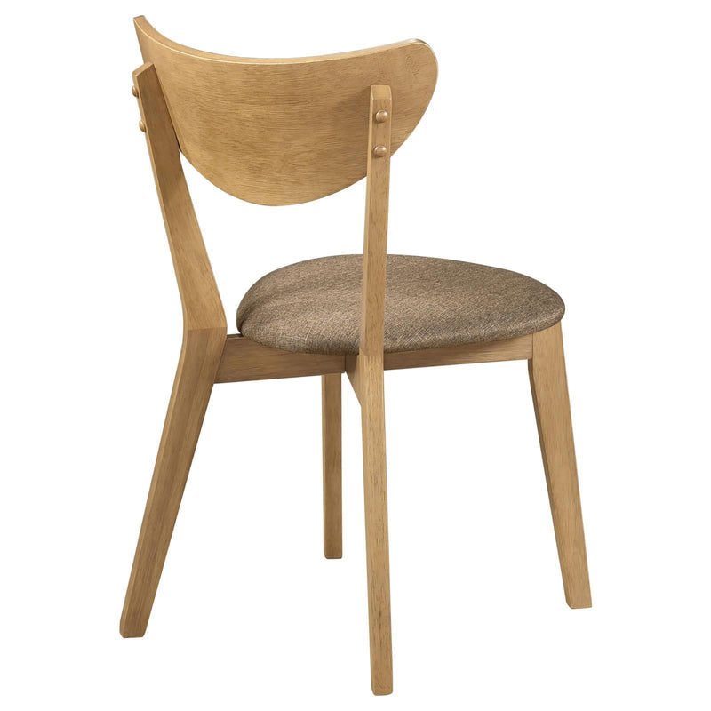 Coaster Furniture Elowen 108442 Dining Side Chair - Light Walnut/Brown IMAGE 7