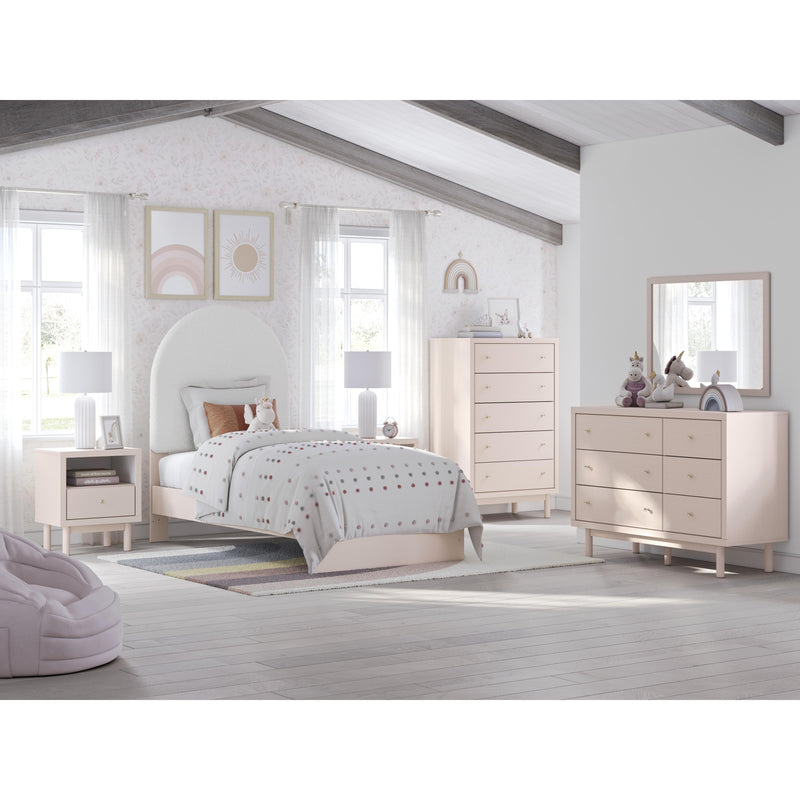Signature Design by Ashley Wistenpine B1323B8 Twin Upholstered Panel Bed IMAGE 9