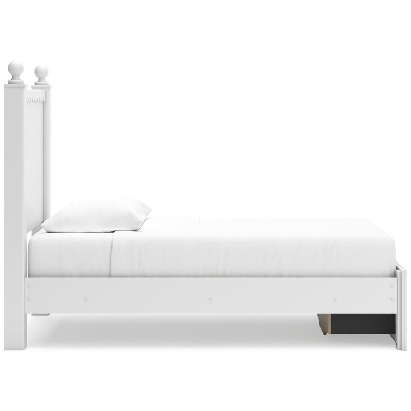 Signature Design by Ashley Mollviney B2540B6 Twin Panel Storage Bed IMAGE 4
