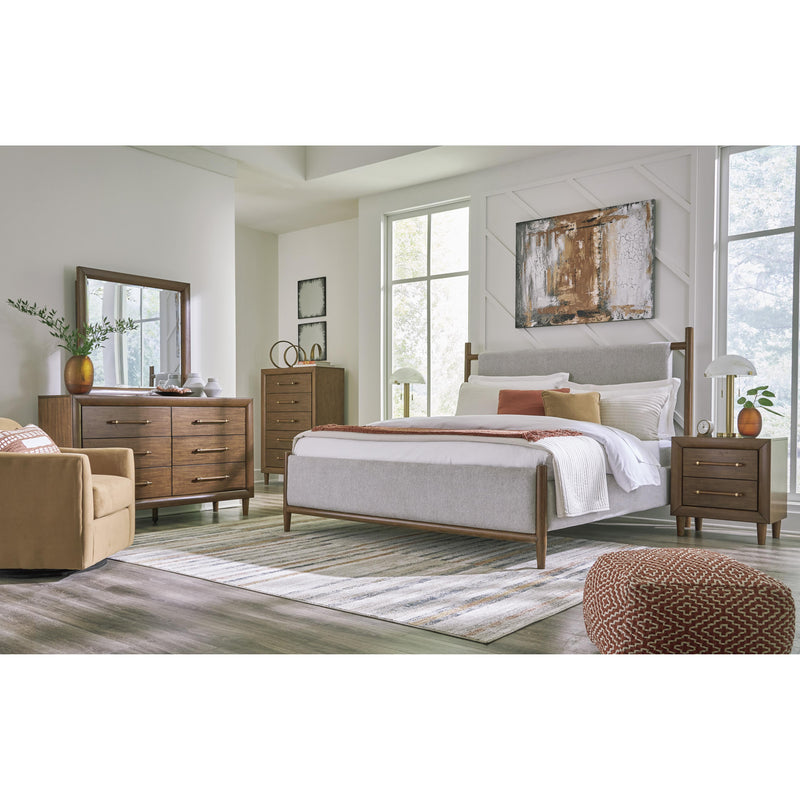 Signature Design by Ashley Lyncott B615B2 Queen Upholstered Panel Bed IMAGE 12