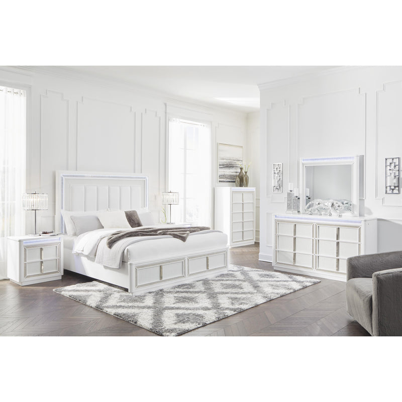 Signature Design by Ashley Chalanna B822B2 Queen Upholstered Storage Bed IMAGE 14