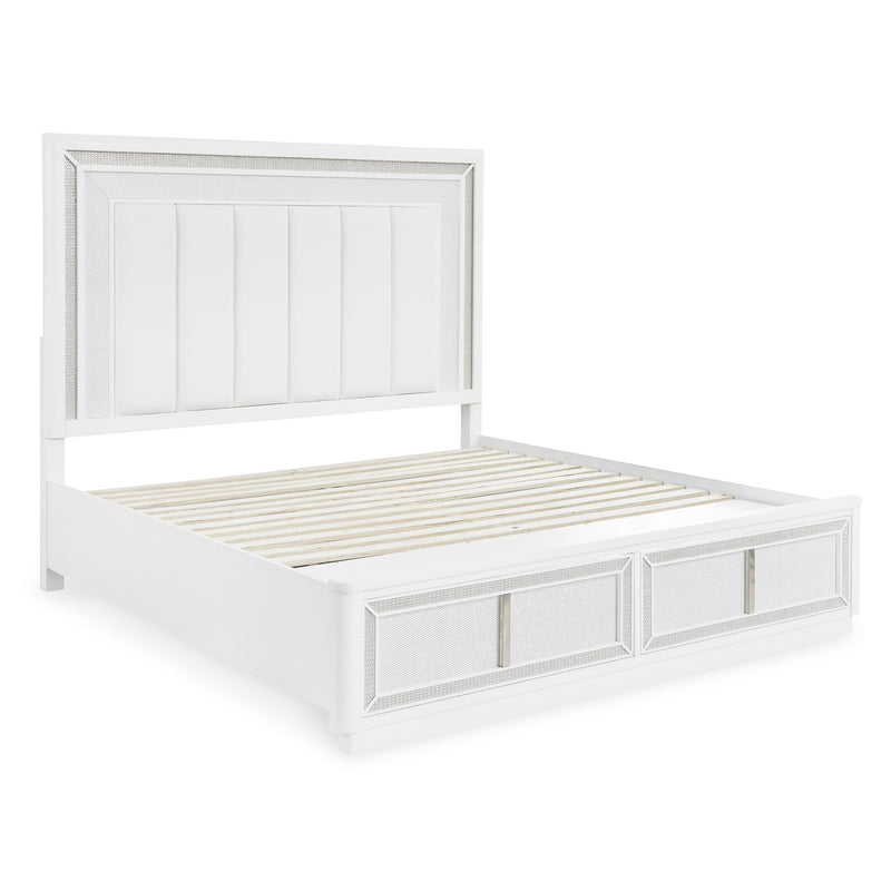 Signature Design by Ashley Chalanna B822B2 Queen Upholstered Storage Bed IMAGE 5