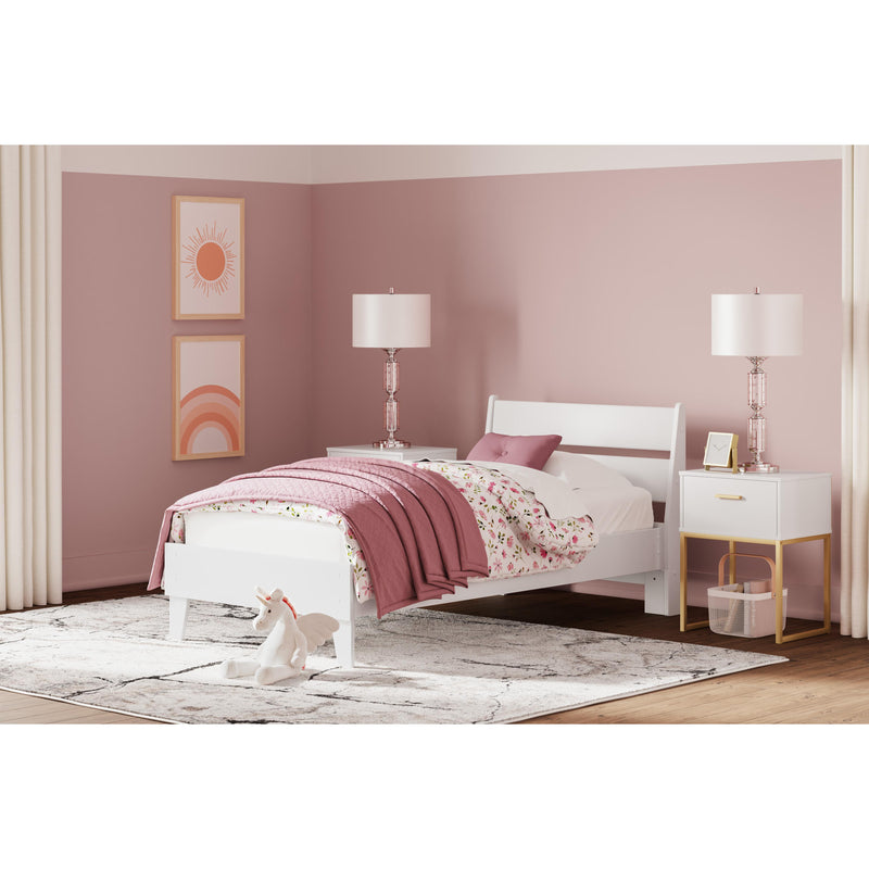 Signature Design by Ashley Socalle EB1867B1 Twin Panel Platform Bed IMAGE 5