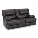 Signature Design by Ashley Mountainous U6580118 Power Reclining Loveseat with Console and Adjustable Headrest IMAGE 1
