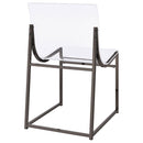 Coaster Furniture Adino 121142 Acrylic Dining Side Chair - Clear/Black Nickel IMAGE 8