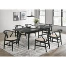 Coaster Furniture Crestmont 121251 Dining Table with Faux Marble Top & 16? Self-Storing Extension Leaf - Grey IMAGE 9