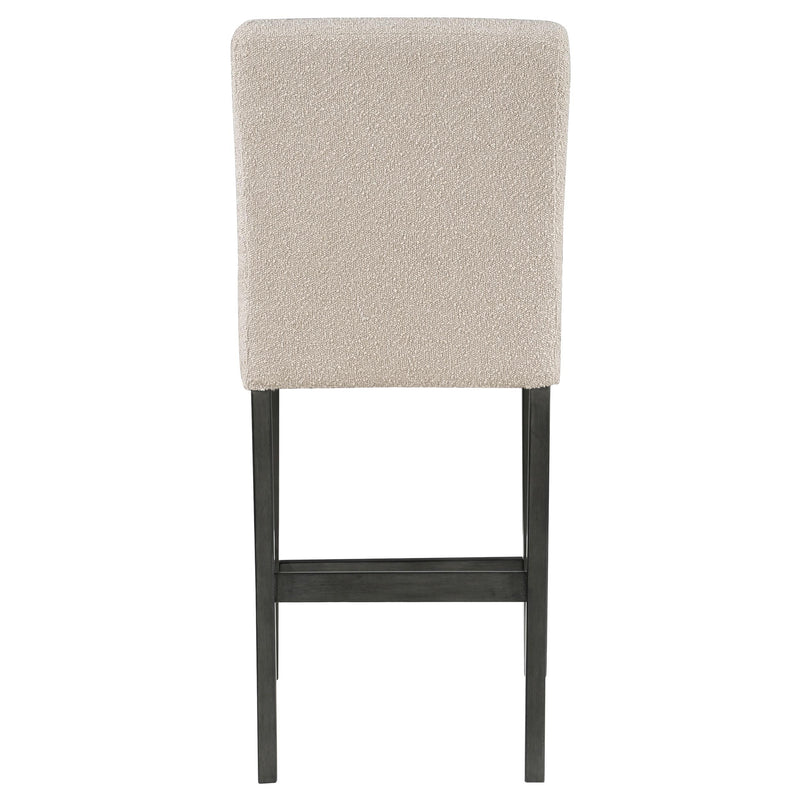 Coaster Furniture Alba 123129 Boucle Upholstered Counter Height Dining Chair - Beige/Charcoal Grey IMAGE 7
