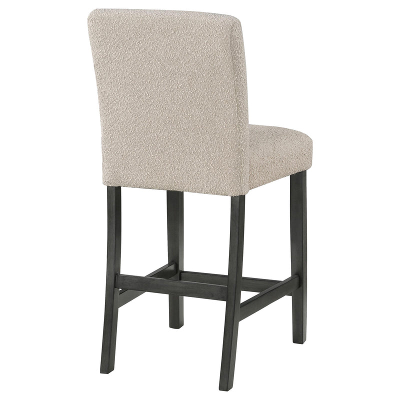 Coaster Furniture Alba 123129 Boucle Upholstered Counter Height Dining Chair - Beige/Charcoal Grey IMAGE 8
