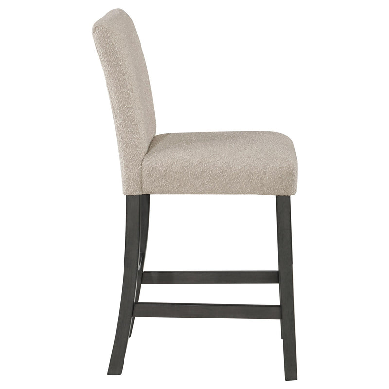 Coaster Furniture Alba 123129 Boucle Upholstered Counter Height Dining Chair - Beige/Charcoal Grey IMAGE 9