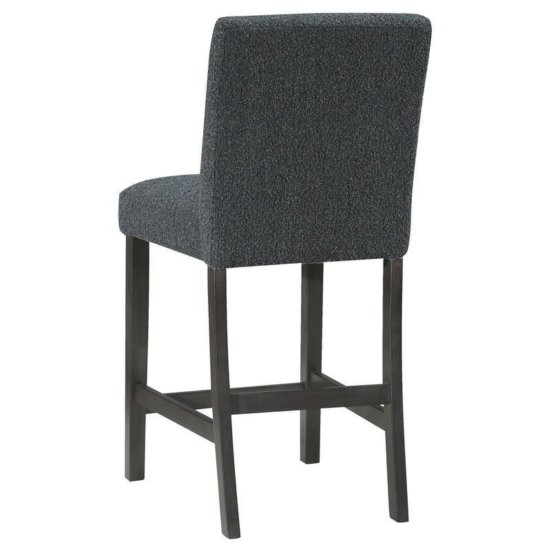 Coaster Furniture Alba 123139 Boucle Upholstered Counter Height Dining Chair - Black/Charcoal Grey IMAGE 6
