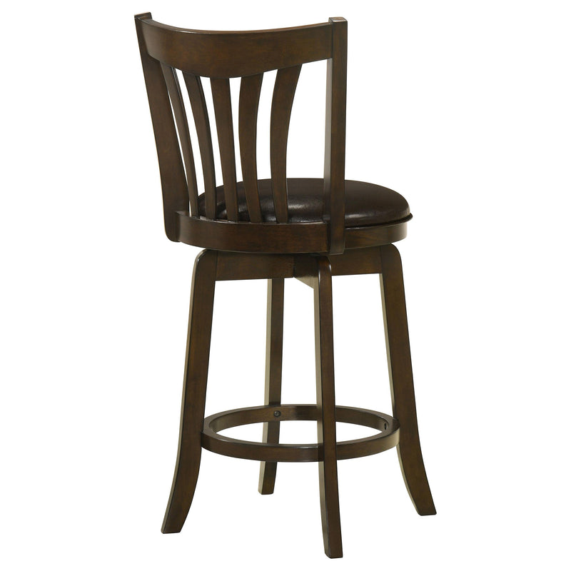 Coaster Furniture Lambert 182508 Counter Height Swivel Bar Stool with Upholstered Seat - Dark Cherry IMAGE 7