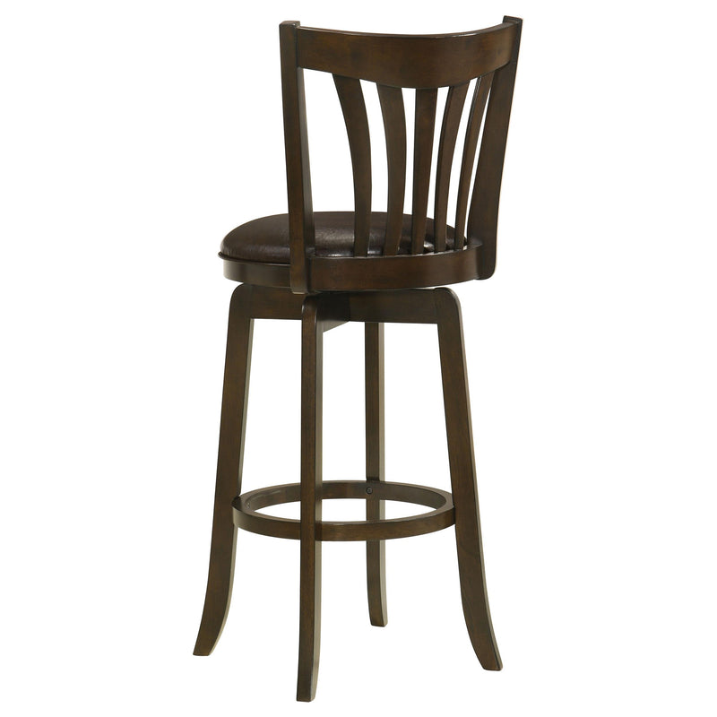 Coaster Furniture Lambert 182509 Pub Height Swivel Bar Stool with Upholstered Seat - Dark Cherry IMAGE 6