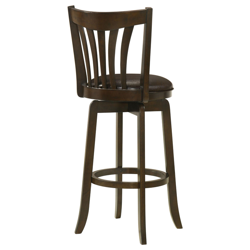 Coaster Furniture Lambert 182509 Pub Height Swivel Bar Stool with Upholstered Seat - Dark Cherry IMAGE 7