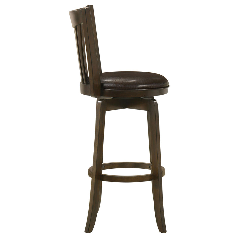 Coaster Furniture Lambert 182509 Pub Height Swivel Bar Stool with Upholstered Seat - Dark Cherry IMAGE 8