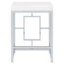 Coaster Furniture Jackson 182714 4-Piece Multipurpose Counter Height Table Set - White/Chrome IMAGE 11